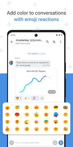 Zoho Cliq - Team Chat ภาพหน้าจอ 3