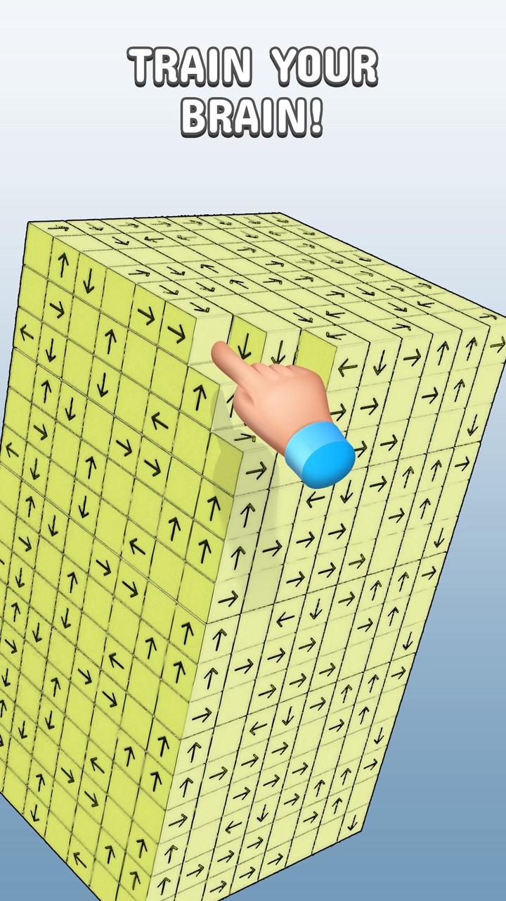 Tap to Unblock 3d Cube Away Ekran Görüntüsü 2