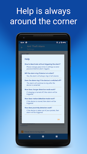 Anti-theft alarm Screenshot 2