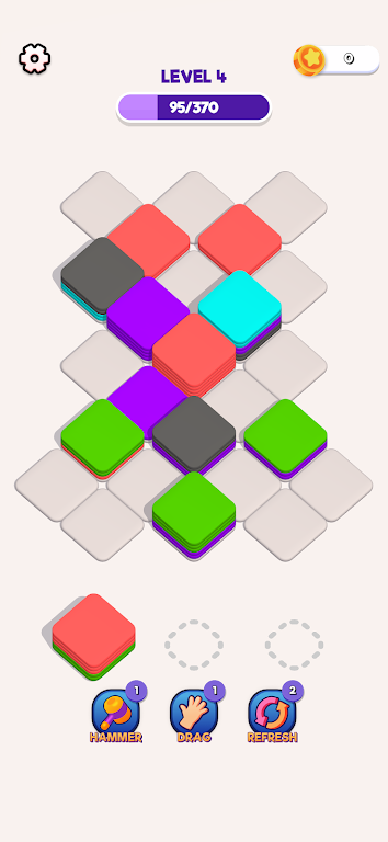 Block Sort 3D - ASMR Tile Sort Tangkapan skrin 0