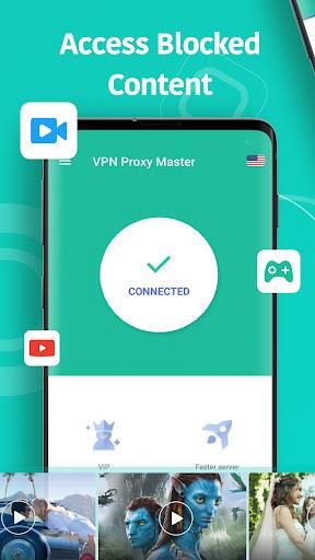 VPN Master - 무제한 VPN 빠른 Proxy 스크린샷 0