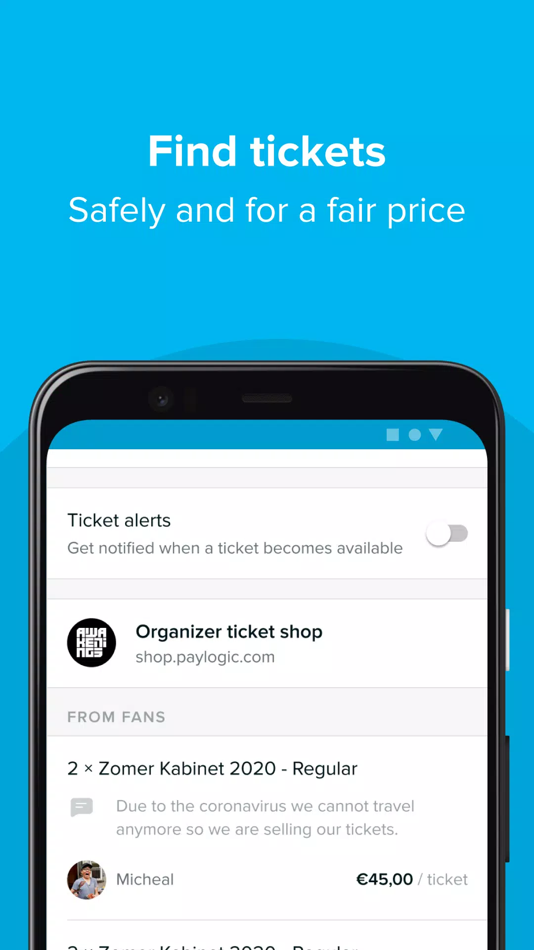 TicketSwap - Buy, Sell Tickets Скриншот 2