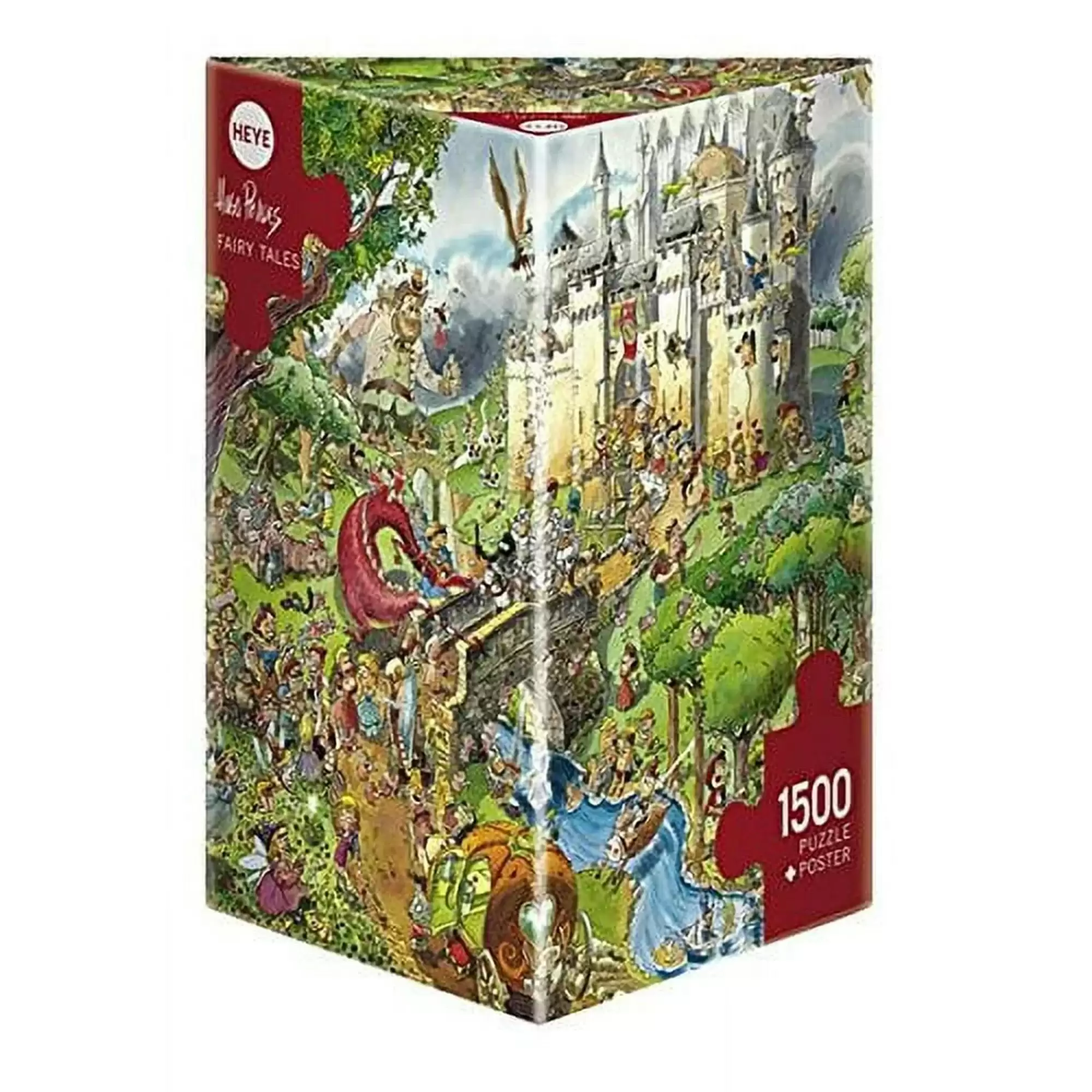 Heye Triangular Fairy Tales Prades Puzzles (1500-częściowe)