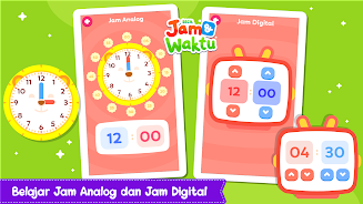 Schermata Belajar Jam & Waktu 2