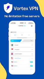 Vortex VPN - Fast VPN Proxy 스크린샷 1