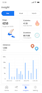 Pedometer & Step Counter App Tangkapan skrin 2