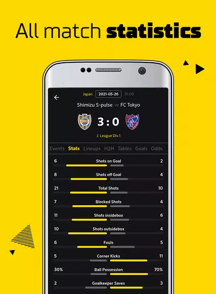 Live Score: football scores Tangkapan skrin 2