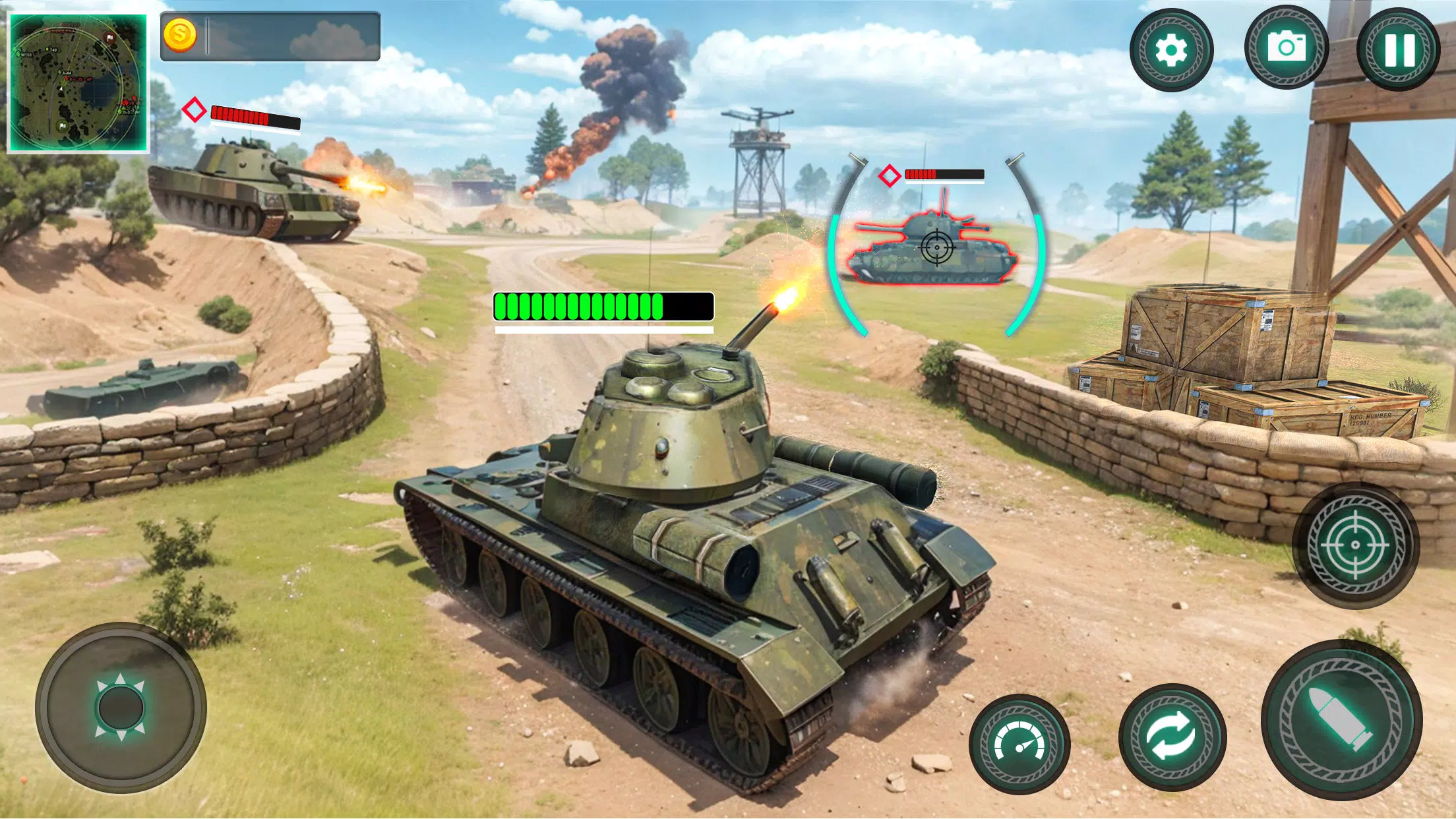 Military Tank War Machine Sim Screenshot 2