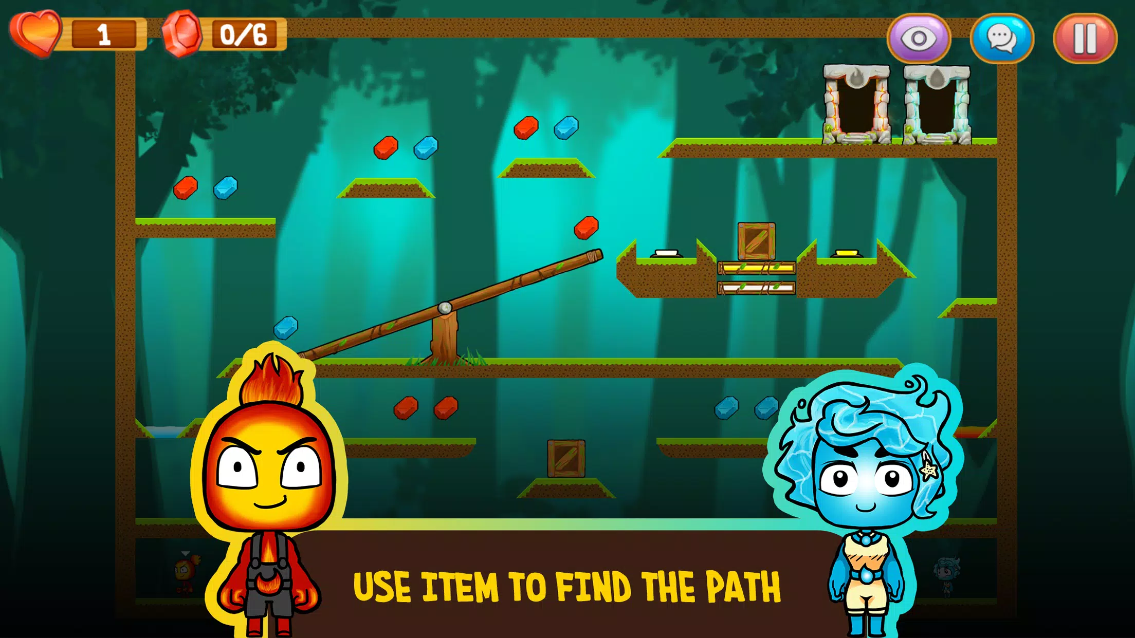 Schermata Fire and Water: Online Co-op 3