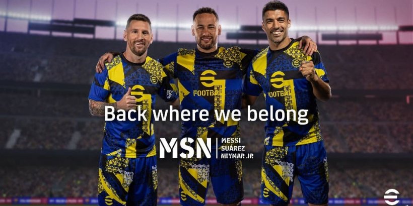 Messi, Suarez, Neymar Jr เข้าร่วม Efootball