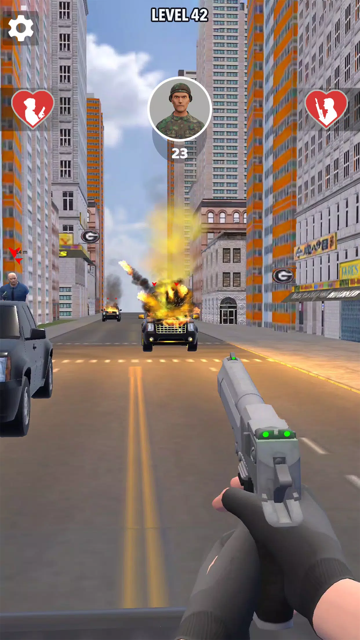 Mr and Mrs Shooter: City Hunt Tangkapan skrin 2