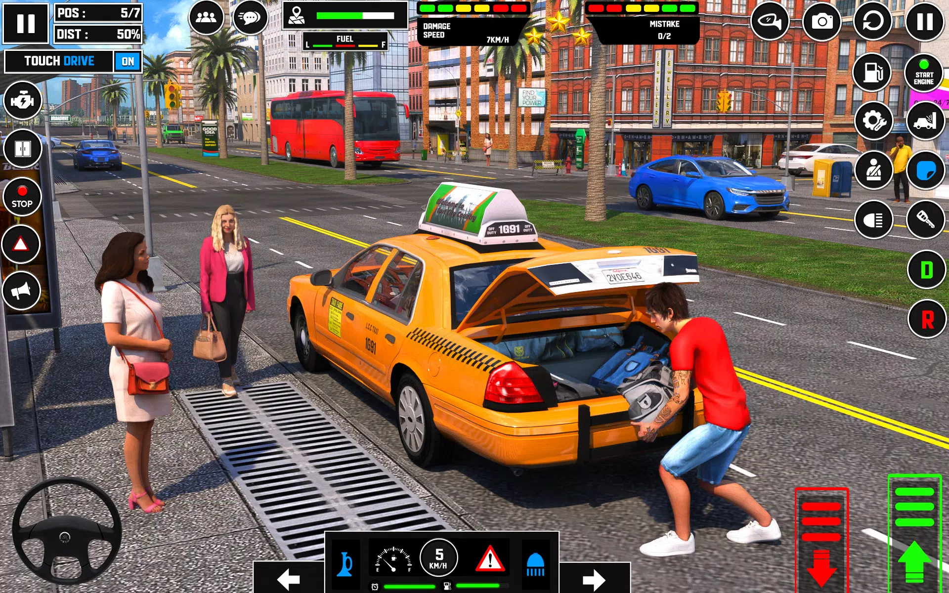 US Taxi Game 2024 Taksi Driver Tangkapan skrin 1