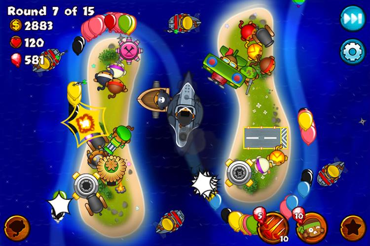 Schermata Bloons Monkey City 1