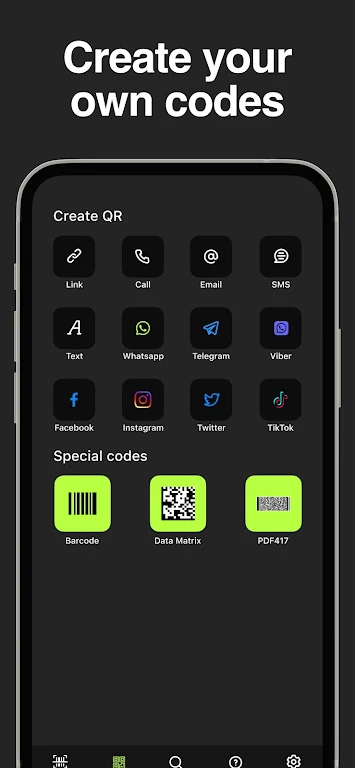 QR code Scanner & Creator Tangkapan skrin 2