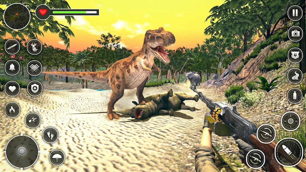 Dinosaur Hunter 3D Game ဖန်သားပြင်ဓာတ်ပုံ 2