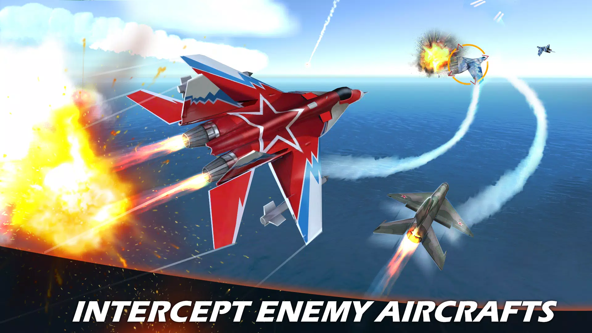 Jet Fighter Airplane Racing Capture d'écran 1