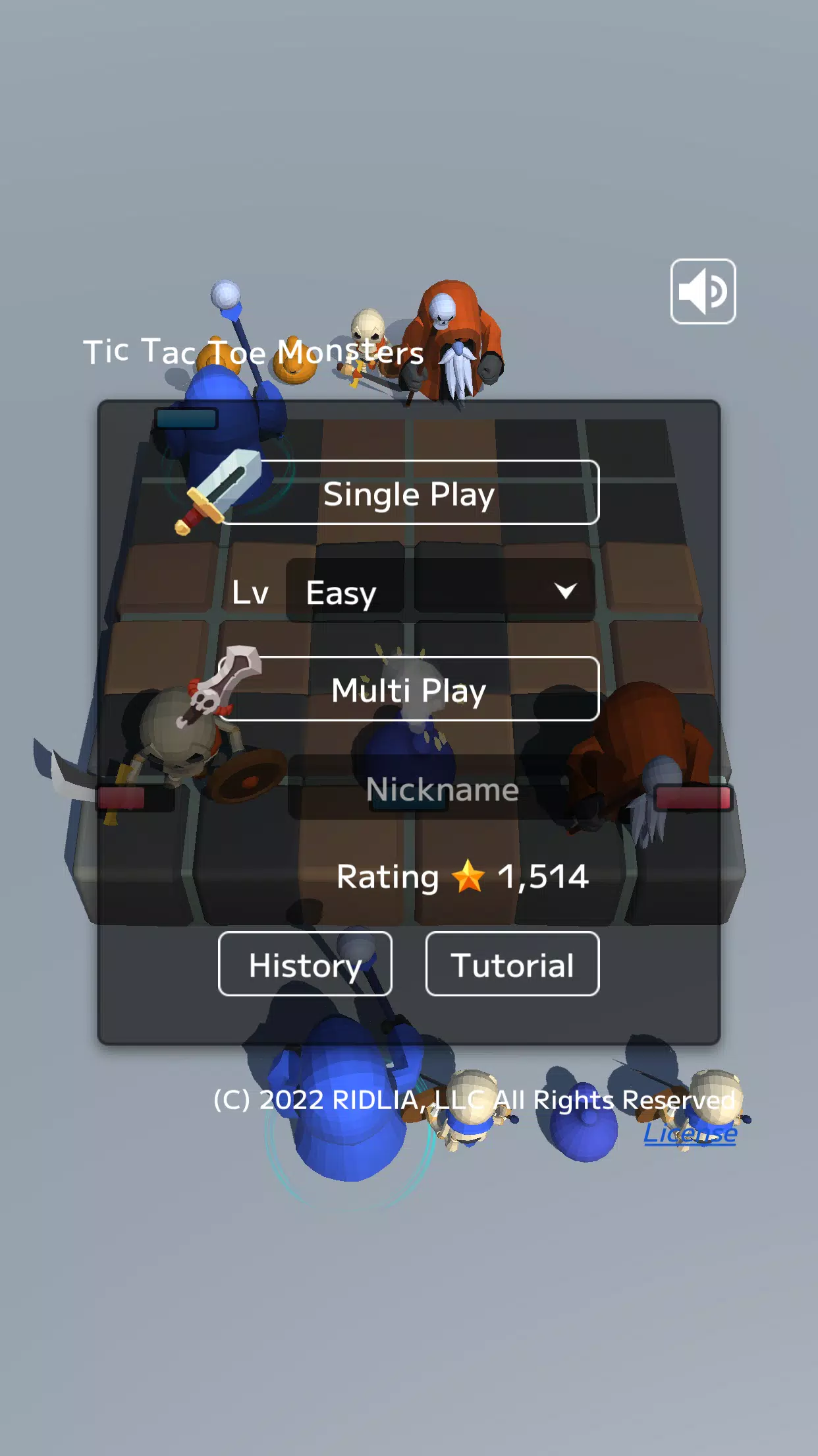 Tic Tac Toe Monsters应用截图第1张