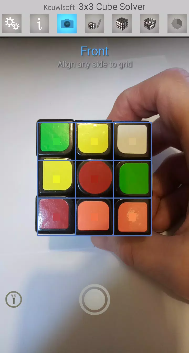 3x3 Cube Solver ภาพหน้าจอ 1
