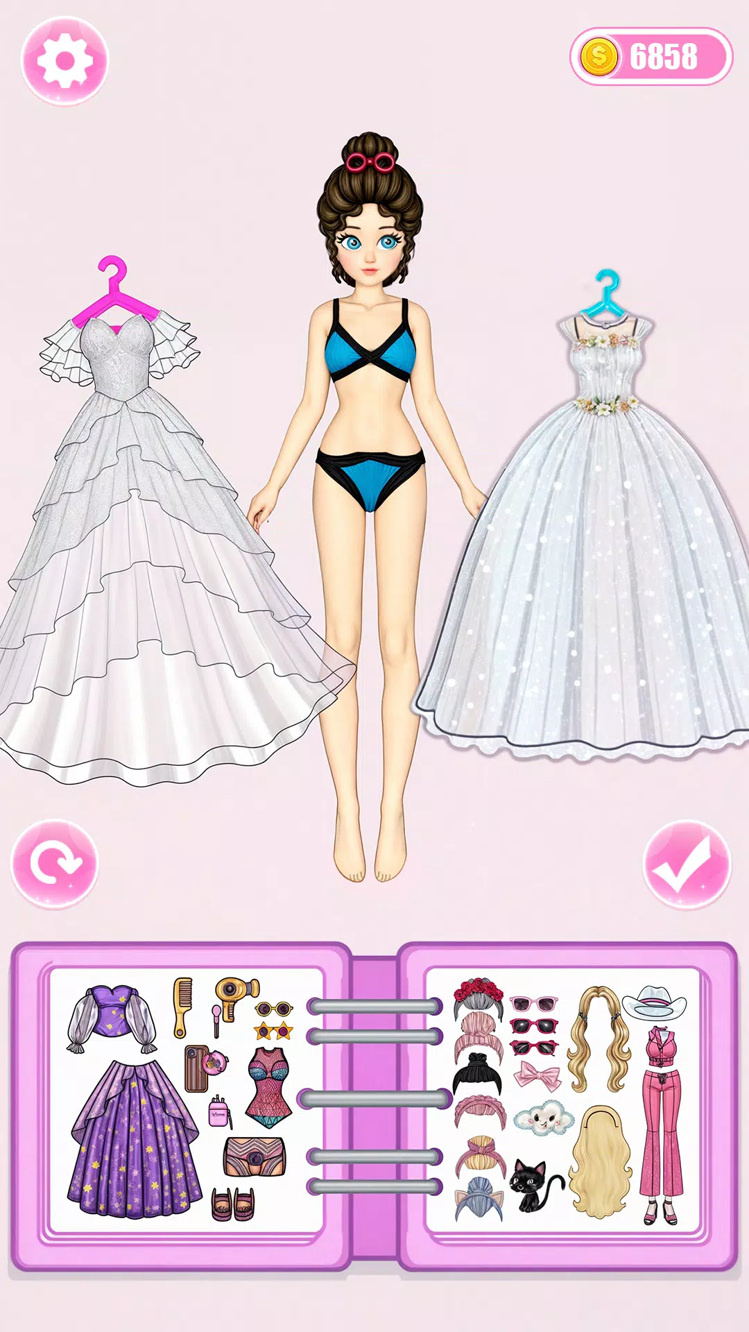 Paper Doll: Dress Up DIY Game Screenshot 1