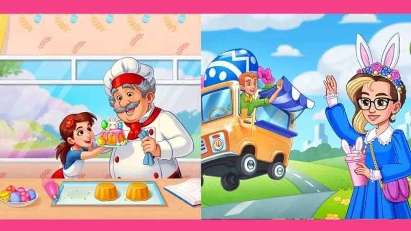 Easter Update: Chipmunks and Food Trucks in Cooking Diary!