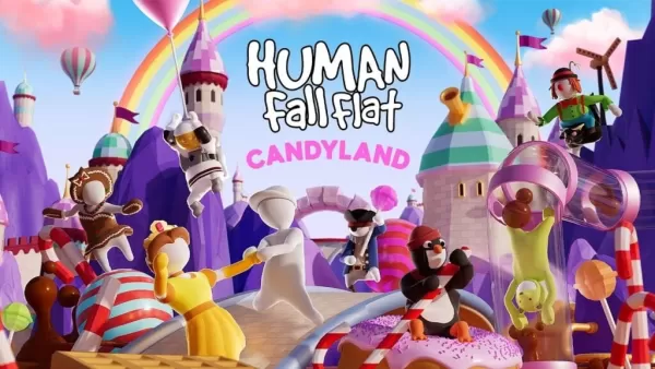 Candyland: Nuevo nivel presentado en Human Fall Flat Mobile