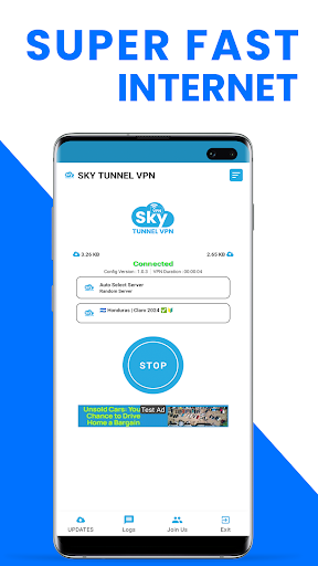 Sky Tunnel VPN Zrzut ekranu 1