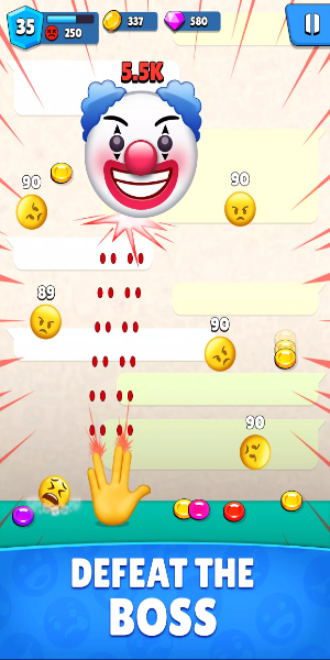 Emoji Ball Blast: jeu de tir