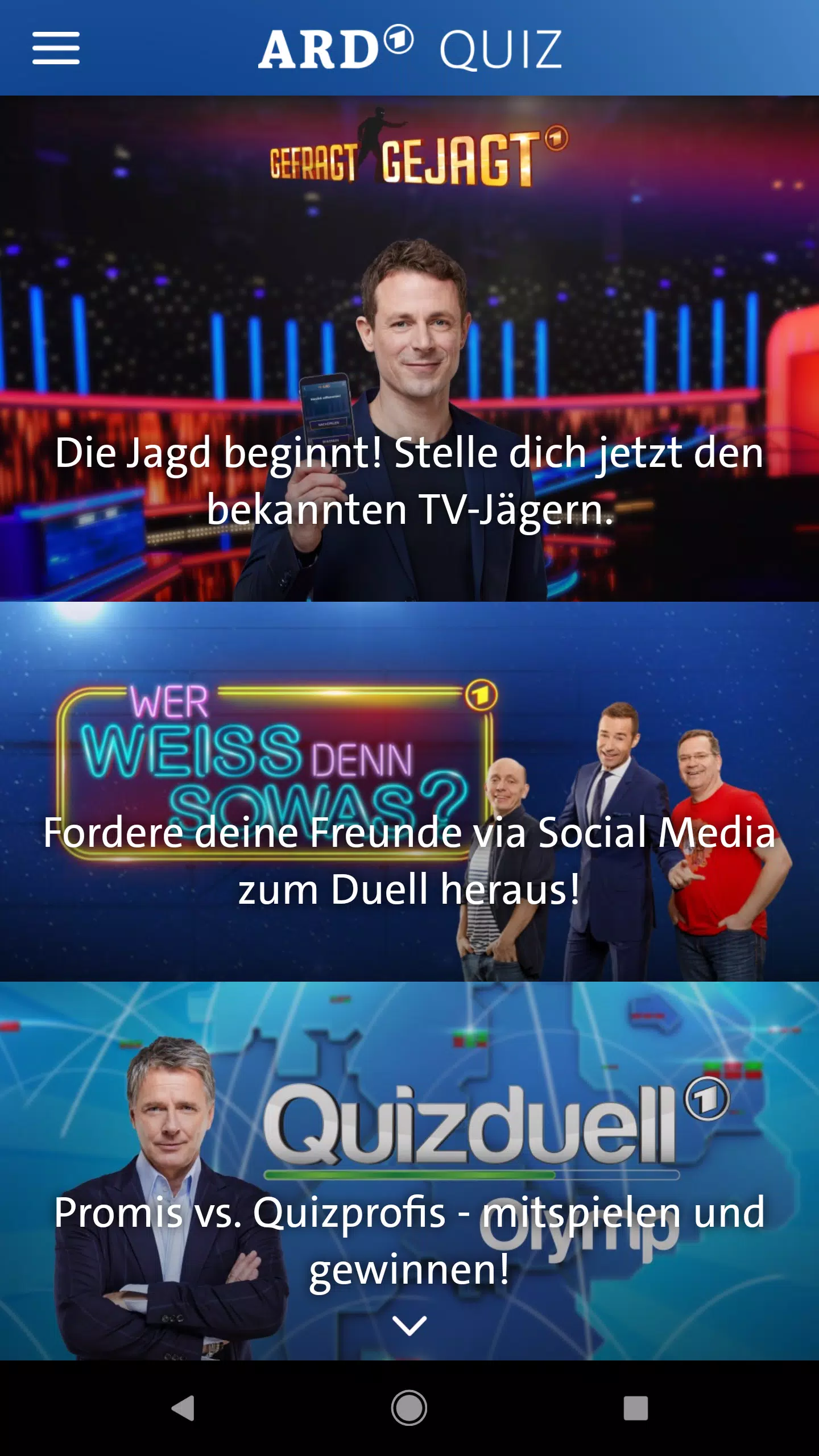 ARD Quiz Schermafbeelding 0