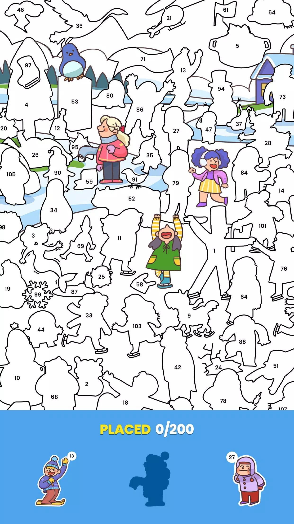 Sticker Book: Color By Number Schermafbeelding 1