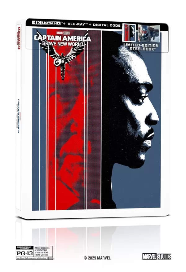 Captain America: Brave New World 4K Steelbook jetzt zur Vorbestellung erhältlich