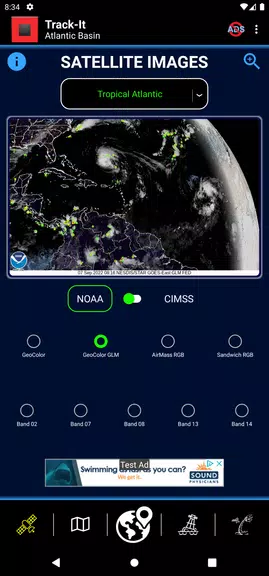 Schermata Track-It Hurricane Tracker 2