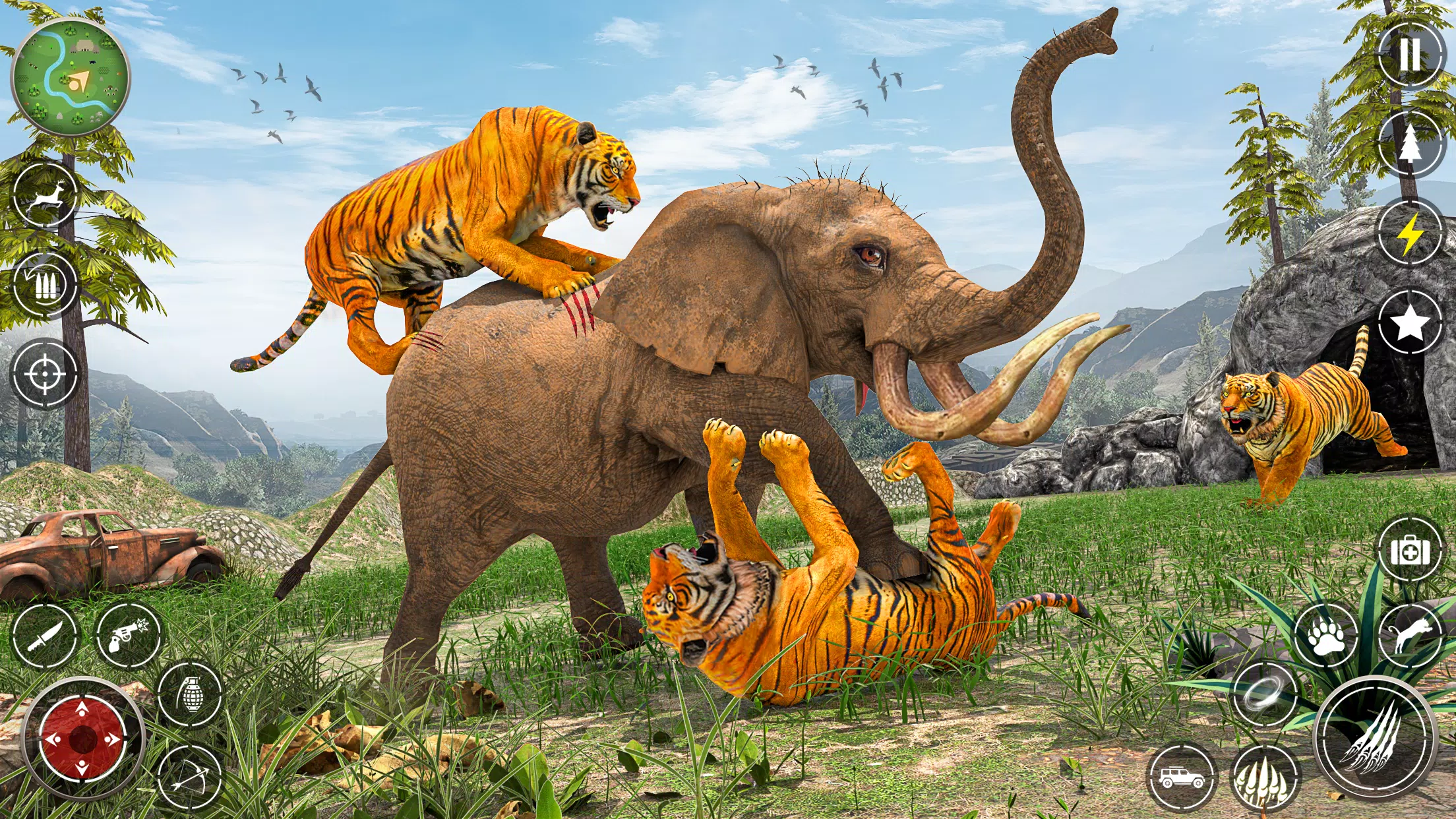 The Tiger Family Simulator 3D Скриншот 0