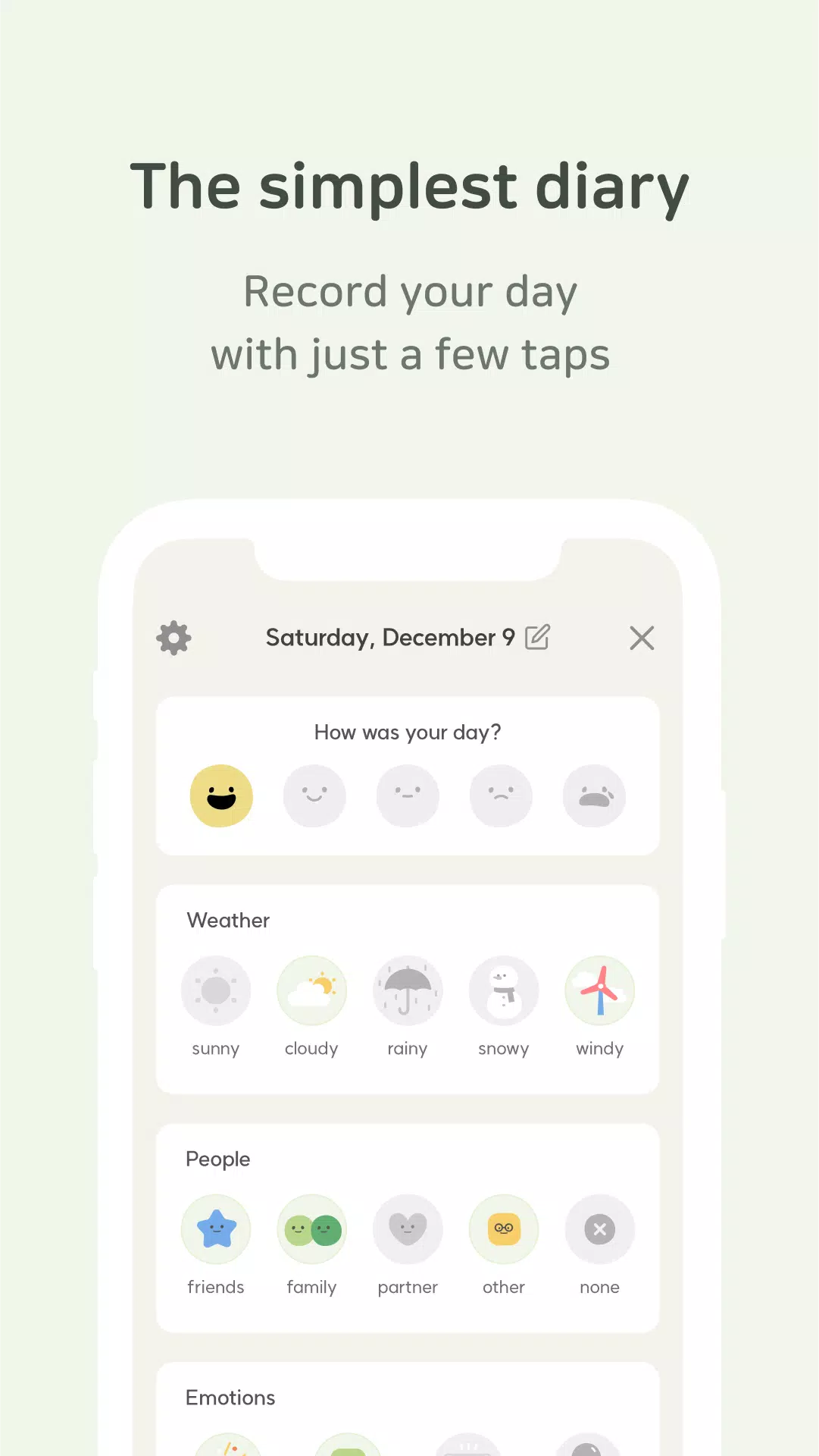 DailyBean: Simplest Journal應用截圖第1張