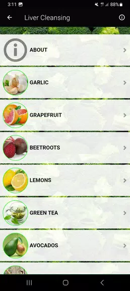 Top Liver Cleansing Superfoods Ảnh chụp màn hình 0