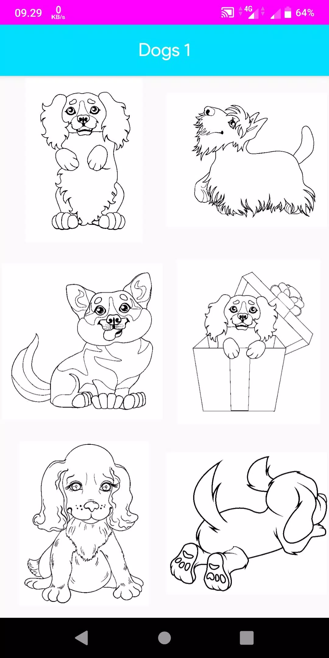 Coloring Dogs Tangkapan skrin 2