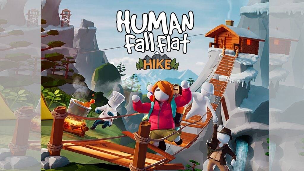 Wędrówka: Wspinaczki wysokie klify na najnowszym poziomie Human Fall Flat
