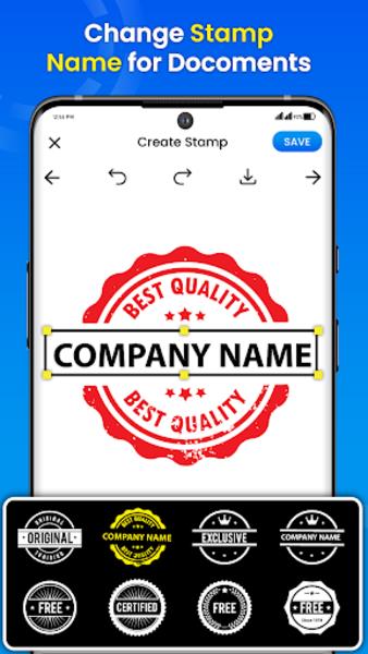 Stamp Maker – Image Watermark スクリーンショット 0