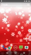 Snowflake Live Wallpaper Tangkapan skrin 1