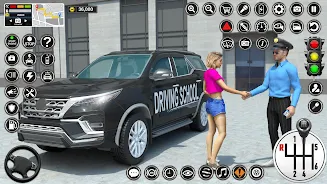 Driving School: Real Car Games Скриншот 1