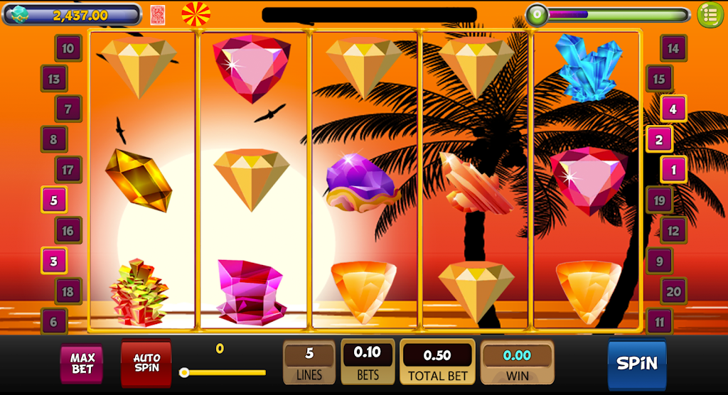 Jewel & Gems Wilds Slot! Скриншот 2