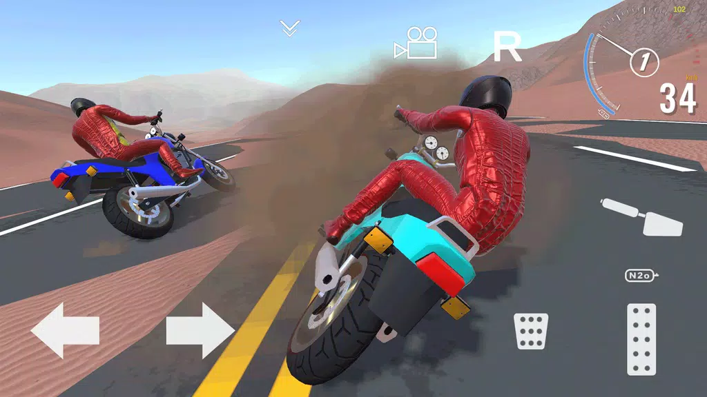 Real Moto Bike Race Simulator Schermafbeelding 0