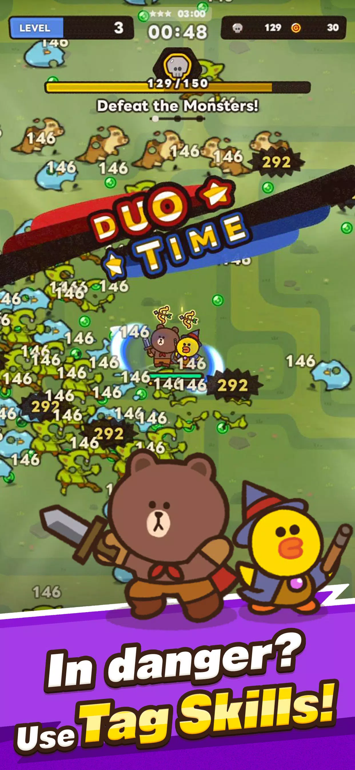 Schermata LINE Hero Rumble/Let’s rumble! 1