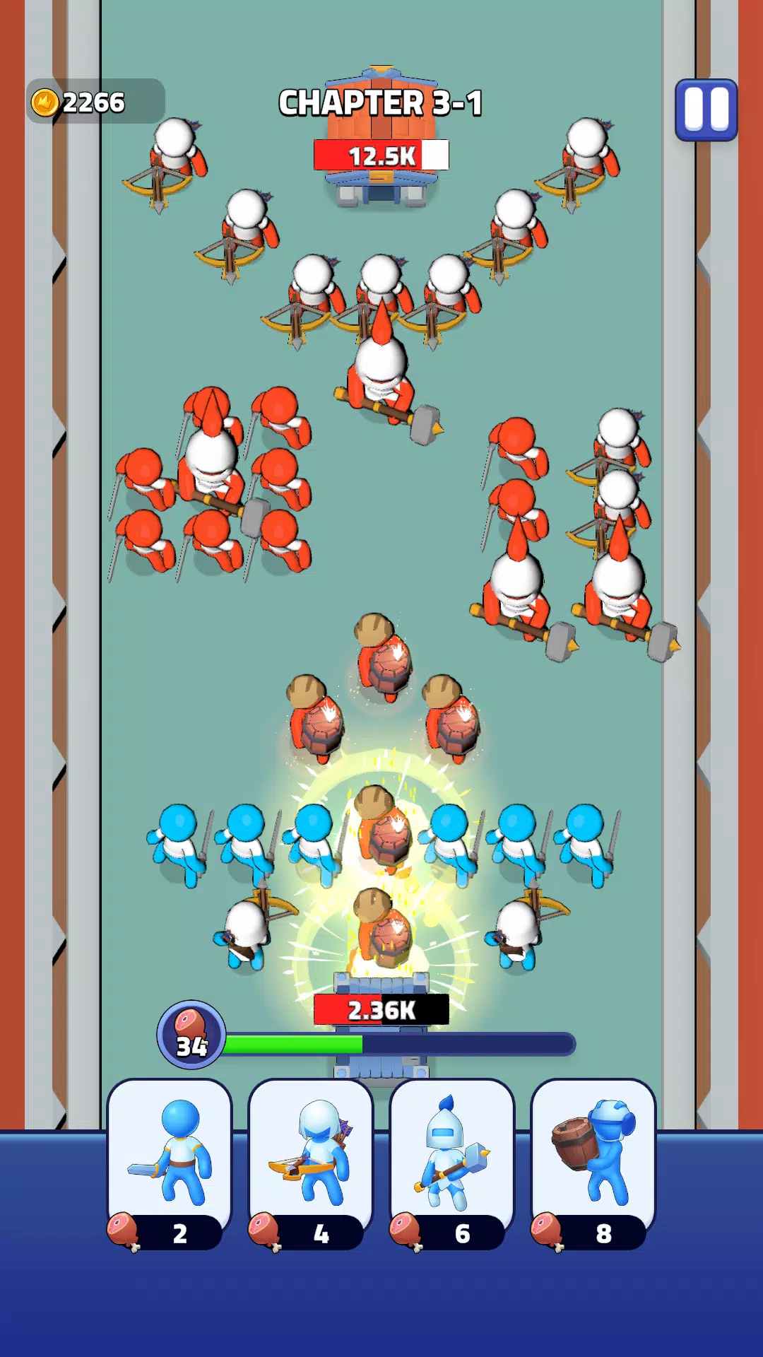 Warrior Clash Tangkapan skrin 3