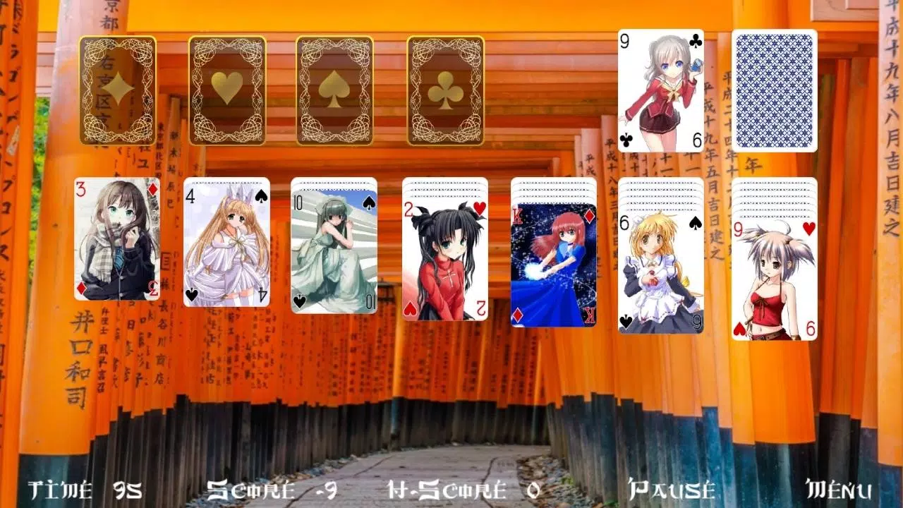 Miss Hentai Solitaire Captura de pantalla 3