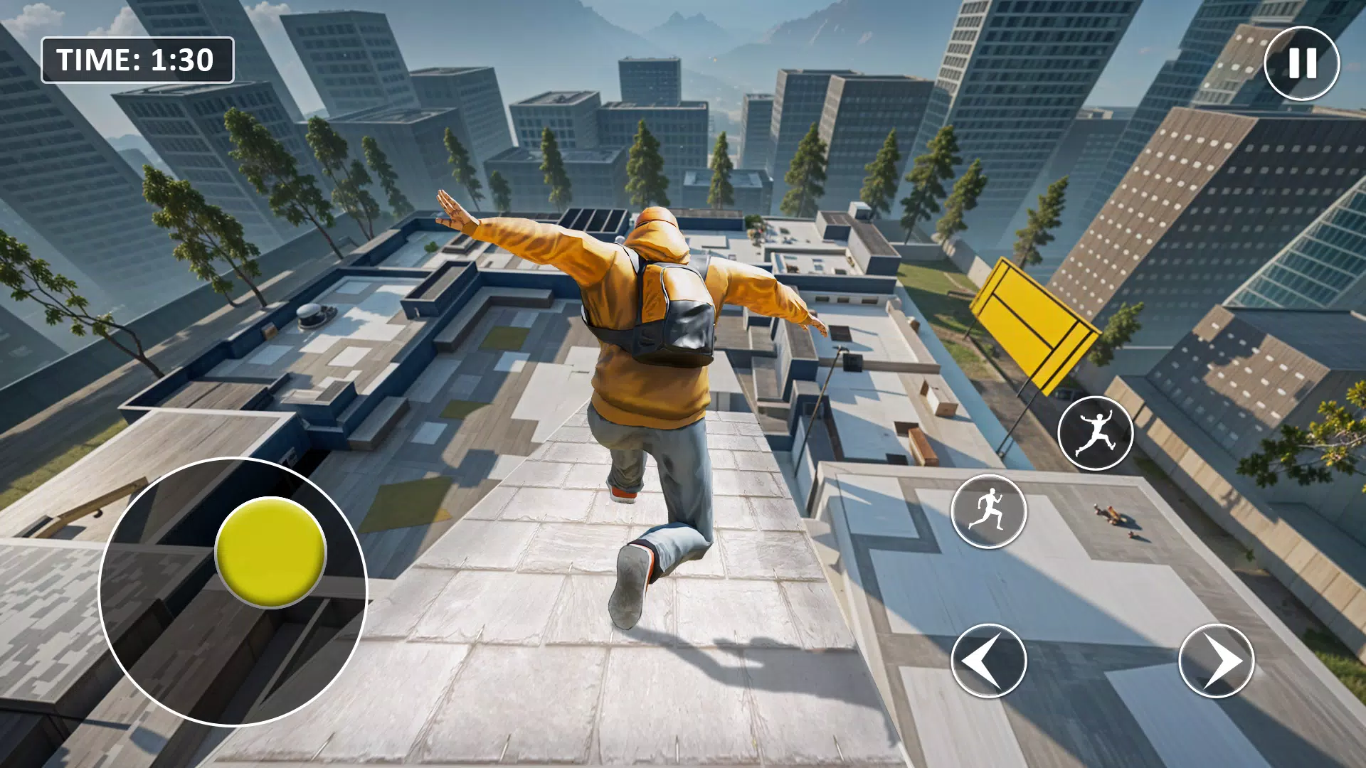 Schermata Go Up Rooftop Run Parkour Game 0