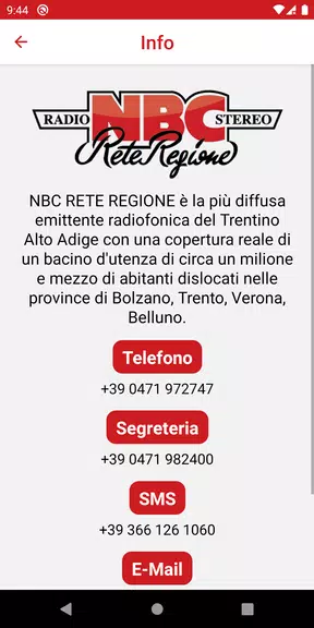 NBC RETE REGIONE スクリーンショット 2