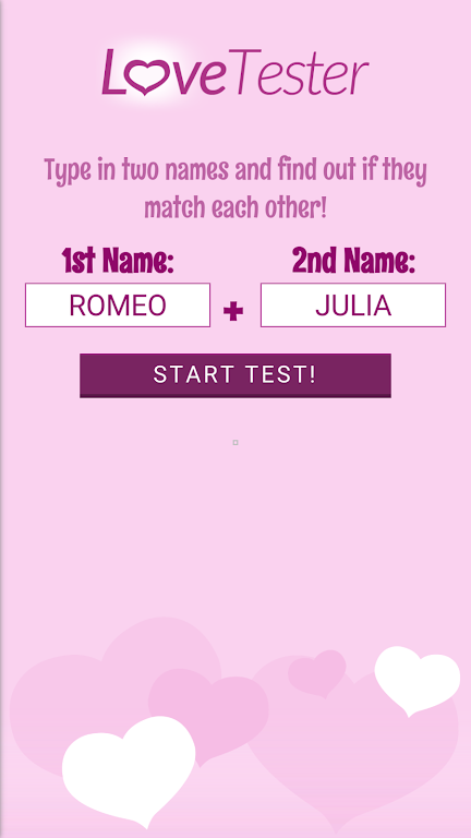 Love Tester - Find Real Love Captura de tela 0