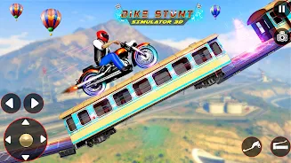 Bike Stunt 3D Simulator Games应用截图第0张