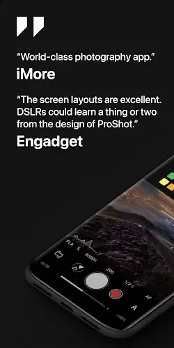 ProShot ภาพหน้าจอ 0