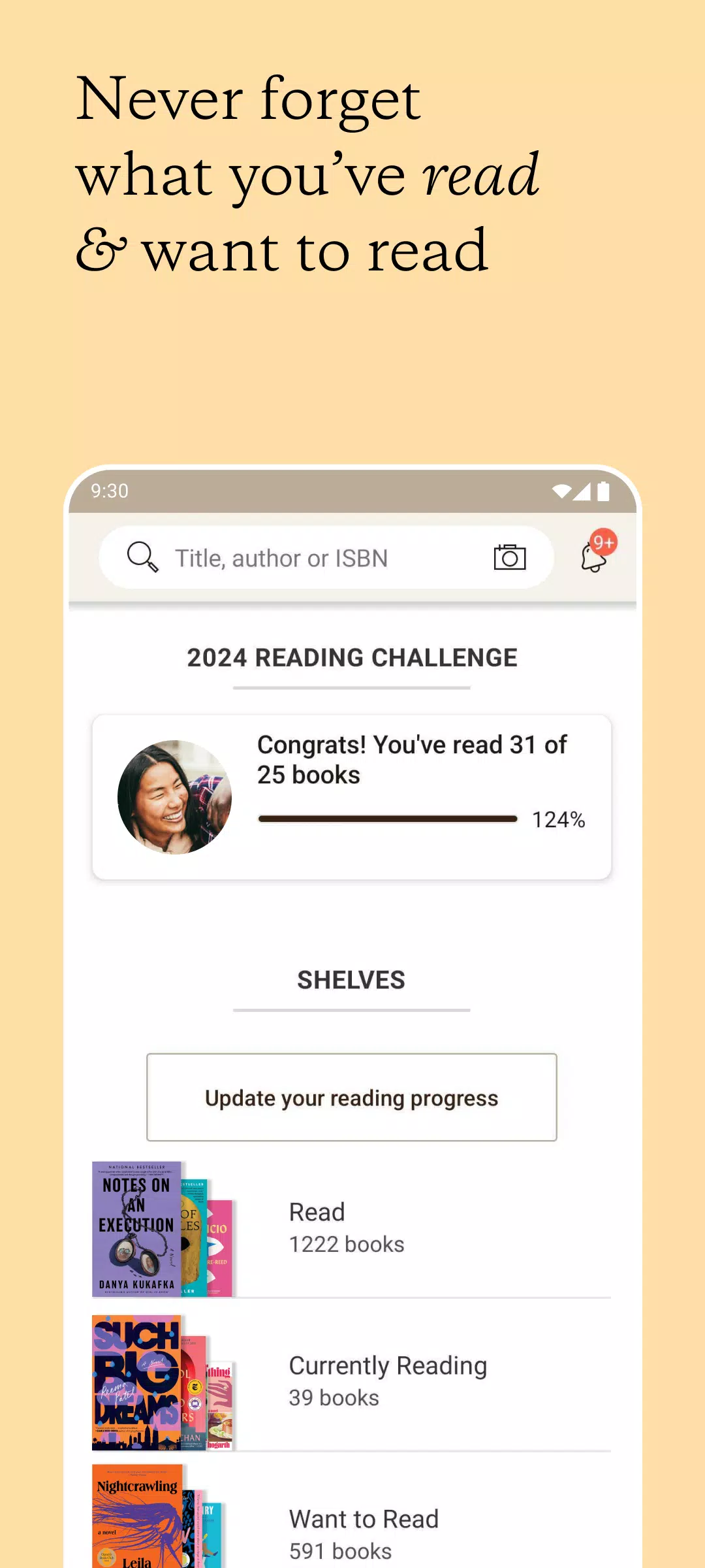 Goodreads Captura de pantalla 2